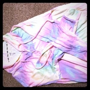 Pink Tie Dye Hoodie